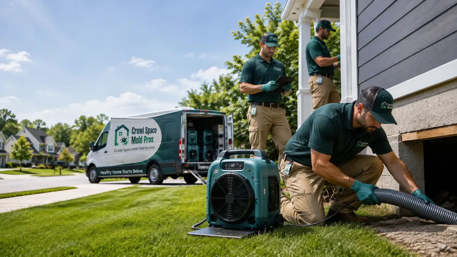 Crawl Space Mold Removal in Norristown, PA